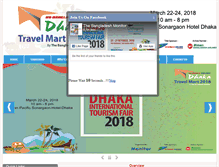 Tablet Screenshot of dhakatravelmart.net